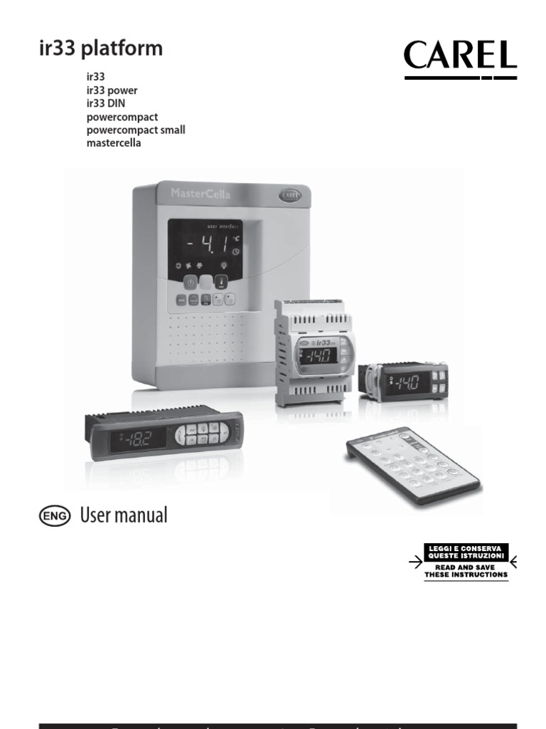 Carel Ir33 Manual | PDF | Power Supply | Transformer