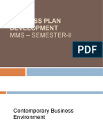 Business Plan Development: Mms - Semester-Ii