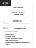 TEMA 4.LA MEMORIA