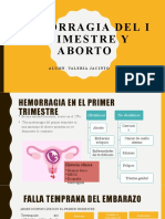 Hemorragia Primer Trimestre - Abortos - Valeria Jacinto