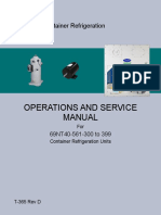 Operations and Service Manual: Container Refrigeration