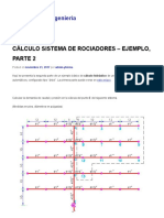 Cálculo Sistema de Rociadores - Ejemplo, Parte 2