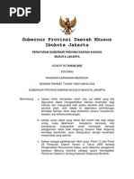 Download Peraturan Gubernur DKI No 75 Tahun 2005 by kfidiantoro SN53319650 doc pdf