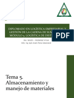 Gestión de almacenes y control de inventarios