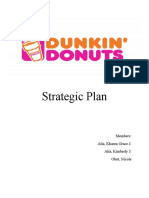 Strategic Plan for Dunkin' Donuts Growth