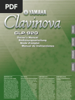 Download MANUAL YAMAHA CLP 920 by pablorc30 SN53320818 doc pdf