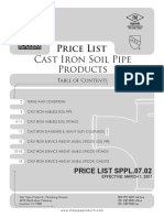Cast Iron Pipe Price