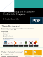 Microlearning and Stackable Credentials Program 1