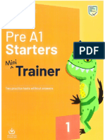 Pre a1 Starters Mini Trainer Two Practice Tests Without Answ