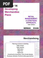 Developing Merchandise Plans: Retail Management: A Strategic Approach