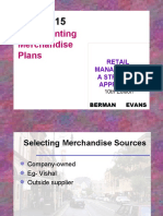 Implementing Merchandise Plans: Retail Management: A Strategic Approach