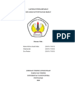 Laporan Persampahan Kecamatan Pontianak Barat