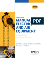 Manual, Electric, and Air Equipment: Quick Guide