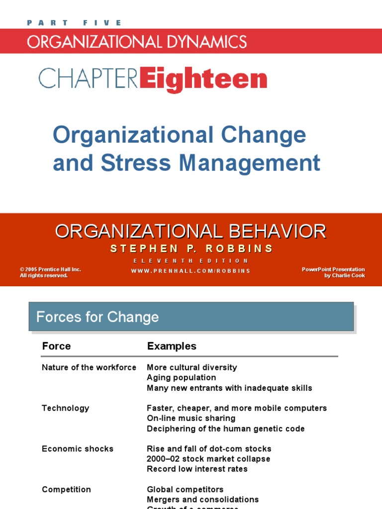 Organizational Change And Stress Management Pdf