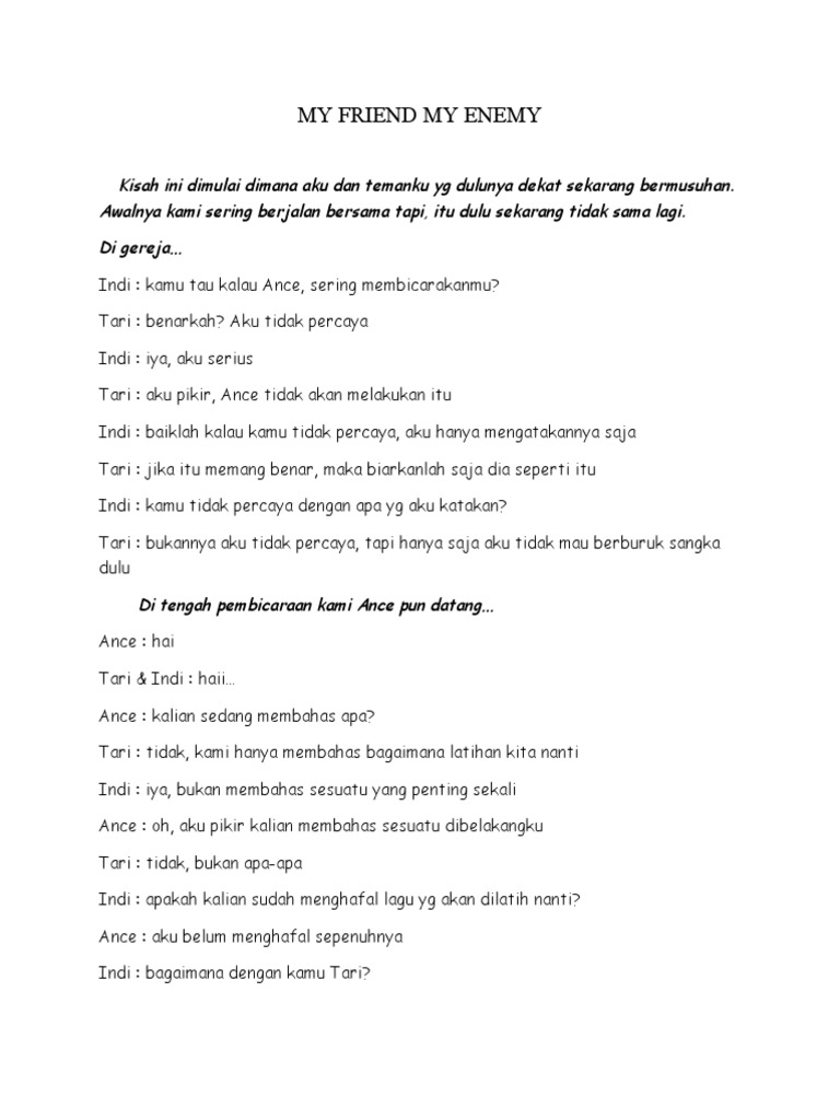my best friend enemy in tagalog