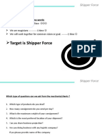 Shipper Force' questions