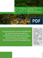 Validación instrumento investigación diseño metodología autoeval SGA