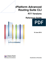 CP R77 SecurePlatform AdvancedRoutingSuite CLI