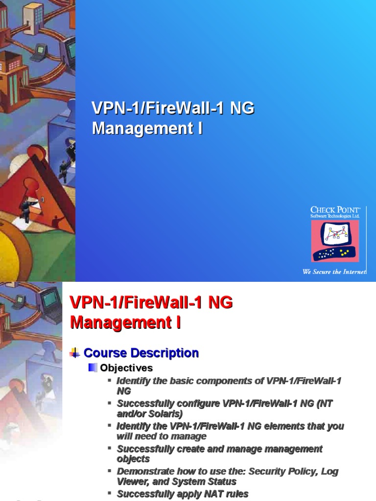 CheckPoint VPN-1 FireWall-1 NG Management I Instructor Slides | PDF ...