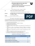 Informe N 01 - Informe Sobre Los Tramites Atendidos