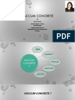 Vaccum Concrete
