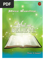 What We Believe Tamil Version