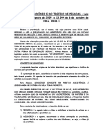 Do Lenocínio e Do Tráfico de Pessoas - 2017-2 Versão Reduzida