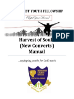 Harvest of Souls (New Converts) Manual: Methodist Youth Fellowship