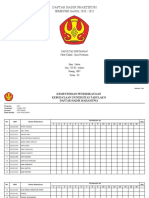 Absensi Praktikum Ilmu Pertanian