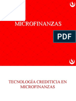 Semana 4 - Tecnología Crediticia Microfinanciera
