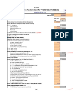 Income Tax Calculator Fy 2021 22 v2