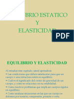 Equilibrio Estatico y Elasticidad