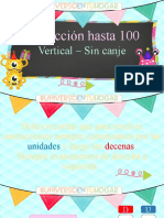 Sustracciones Hasta 100 - Vertical - Sin Canje