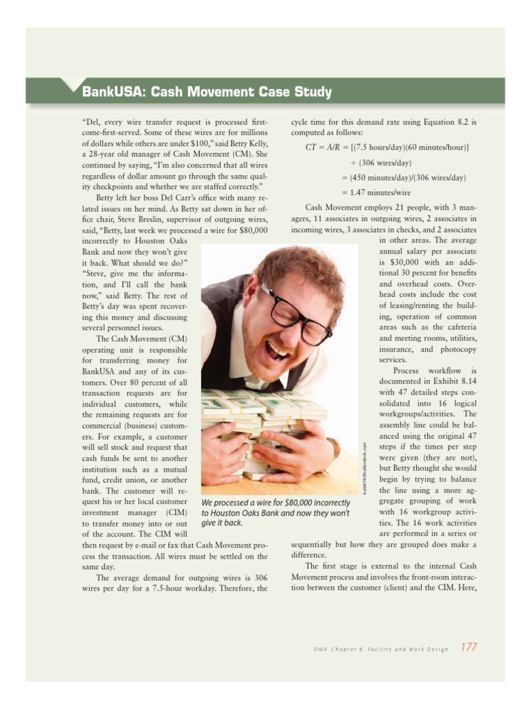BankUSA Cash Movement Case Study | PDF | Financial Transaction | Debit Card