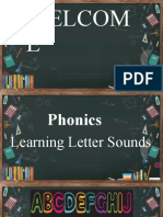 Learning Letter Sounds