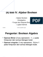 6 Bab IV Aljabar Boolean