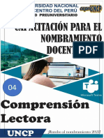 Comprensión Lectora