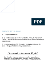 Circuito RC y RL en DC Jean Paul Chero