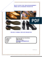 Project Feasibility Study For The Establishment of Footwear and Other Accessories