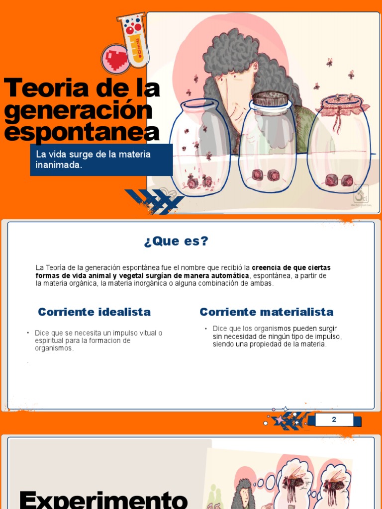Teoria de La Generacion Espontanea PDF