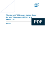 Thunderbolt FW Update Guide For Intel Whitebook v1.0