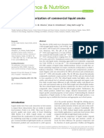 Chemical Characterization of Commercial Liquid Smoke Products