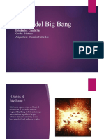 Teoría del Big Bang  Ciencias Naturales