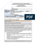 Acuerdo Praxeológico Algebra Lineal 27388 Sabado