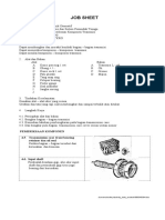 Job Sheet Pemeriksaan Transmisi Manual