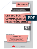 Les 250 Écritures Comptables