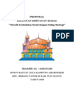 Proposal Kegiatan Khitannan Masal Masjid Al - Amanah