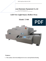 Wenzhou Hecan Electronic Equipment Co.,ltd: LED New Light Source Reflow Oven Model: T-960