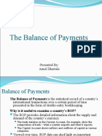 The Balance of Payments: Presented By: Amol Dhawale
