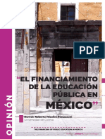 Financiamiento educación México